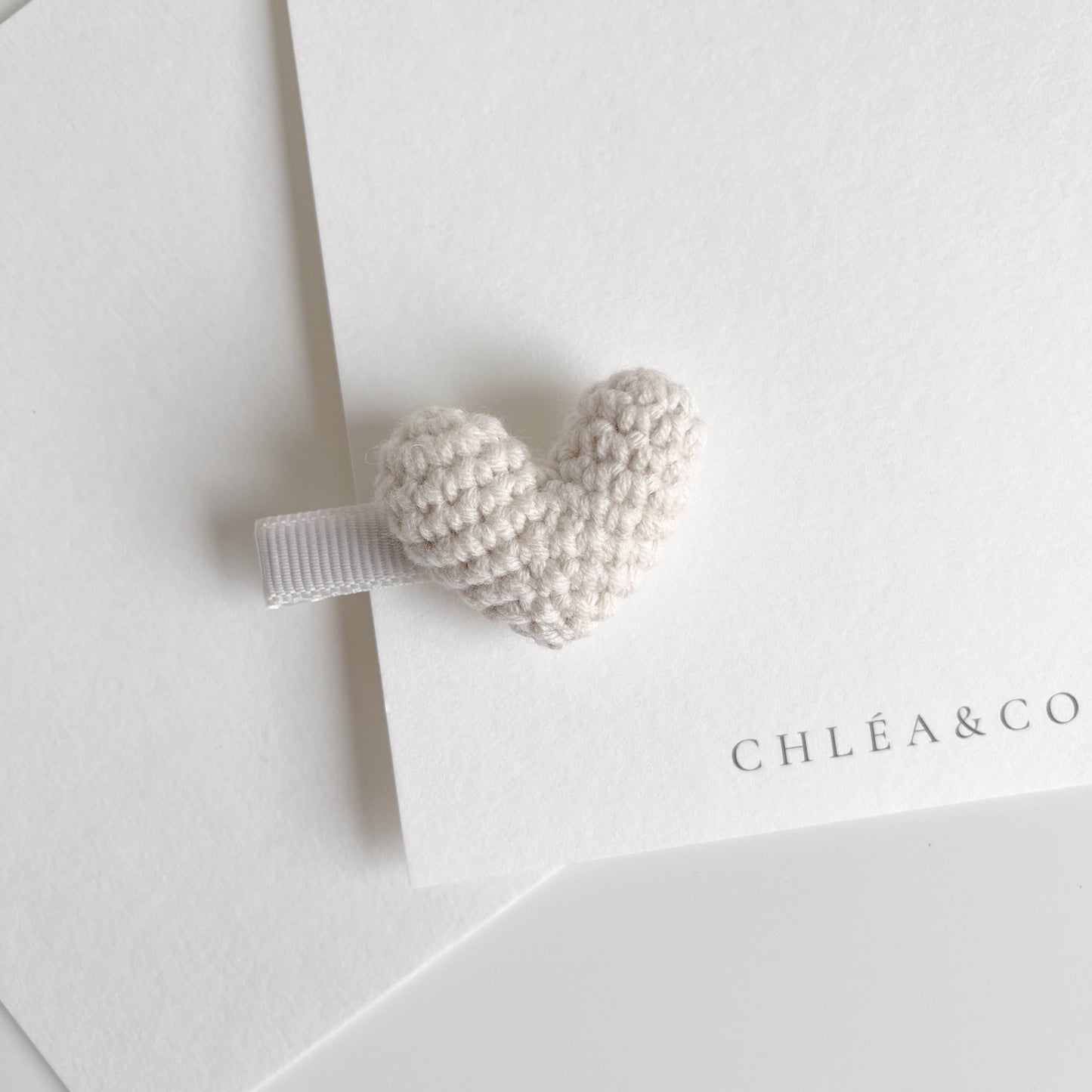Mi Amor Crochet Clip