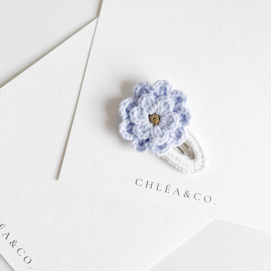 Dahlia Crochet Hair Clip