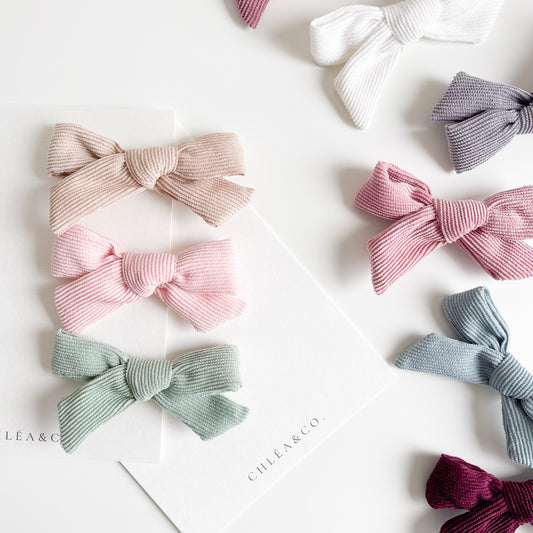 Mary Ann Corduroy Bow