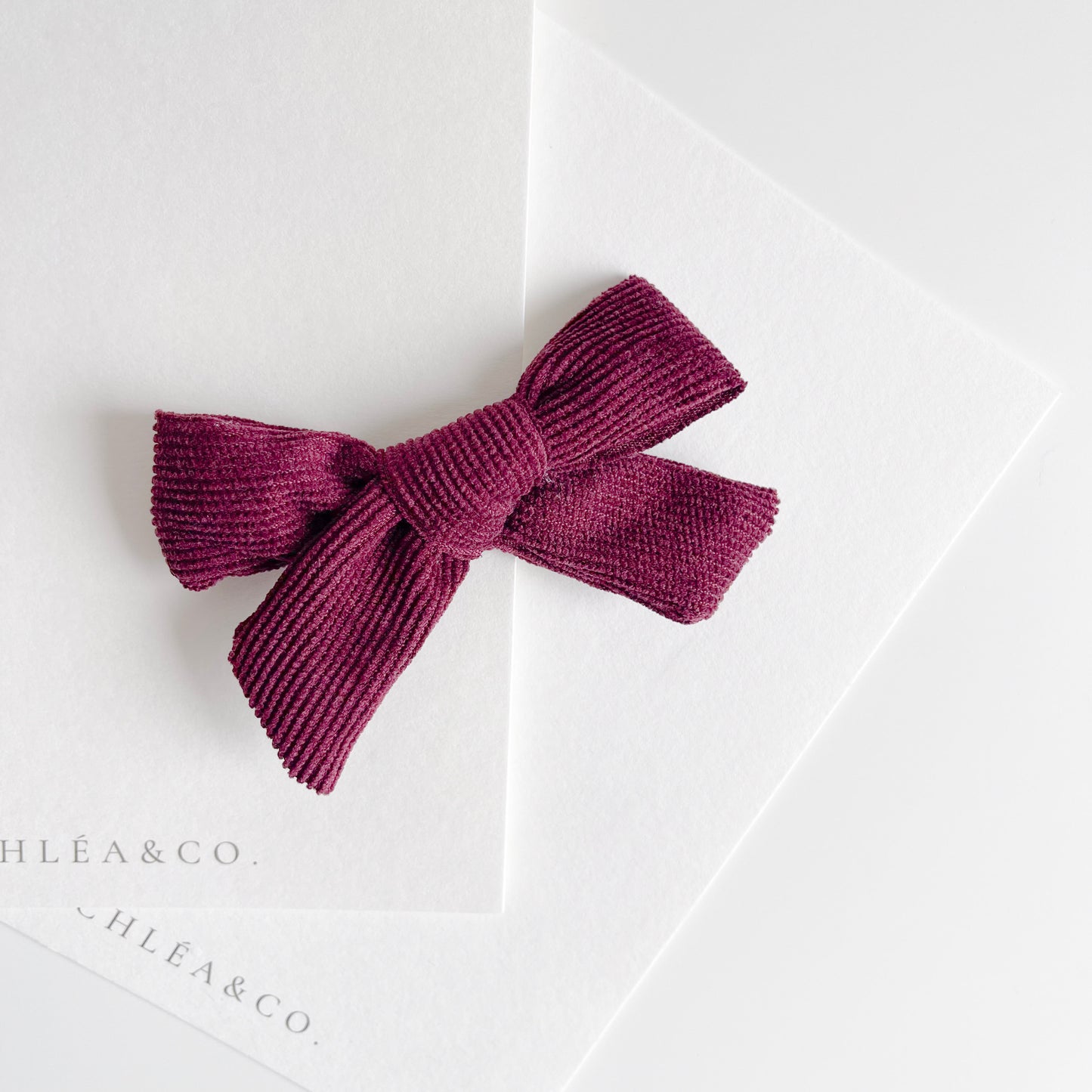 Mary Ann Corduroy Bow