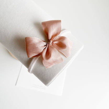 Alivia Silk Bow Headband - Chléa & Co.