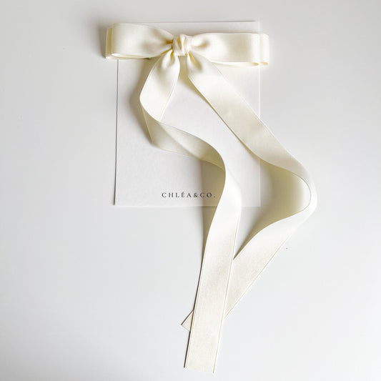 Audrey Long Tail Bow - Chléa & Co.