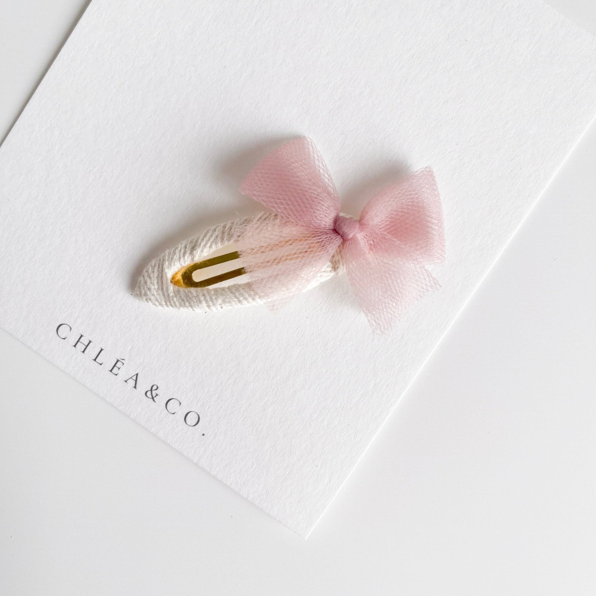 Ballerina Tulle Bow Clip - Chléa & Co.