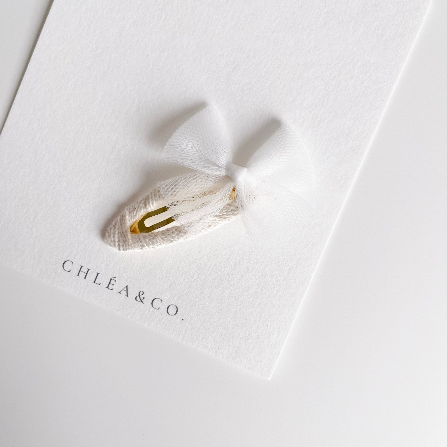 Ballerina Tulle Bow Clip - Chléa & Co.
