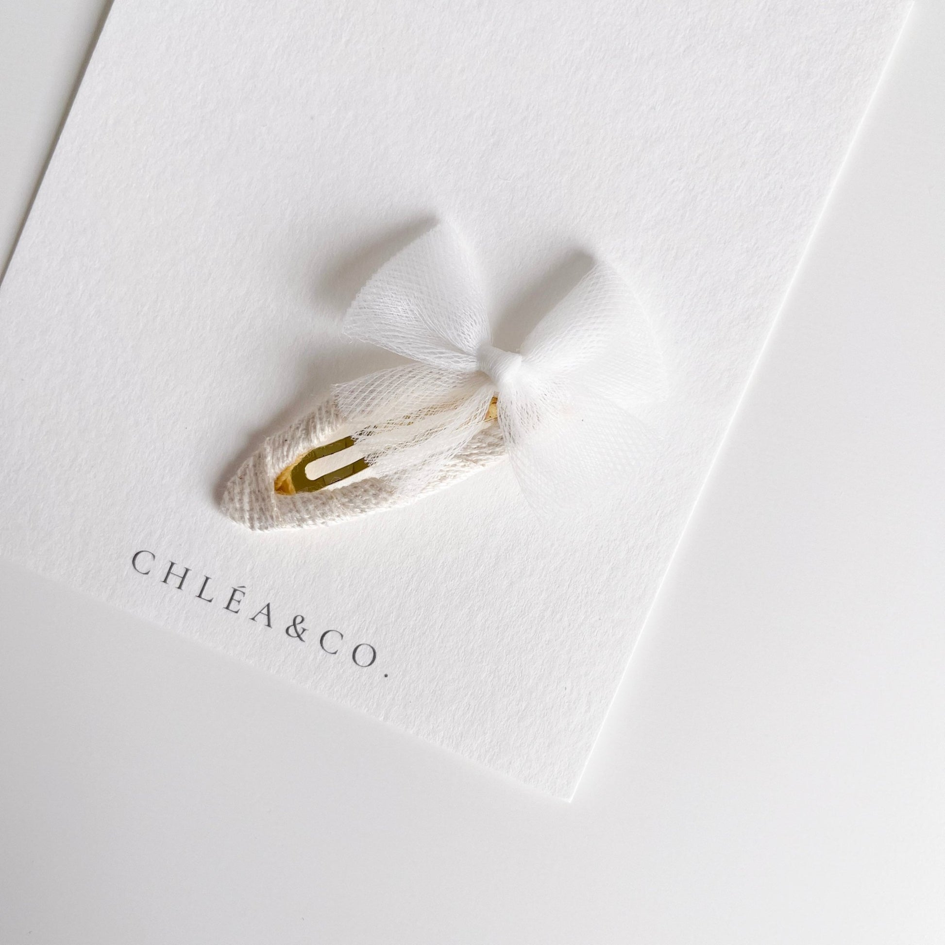 Ballerina Tulle Bow Clip - Chléa & Co.