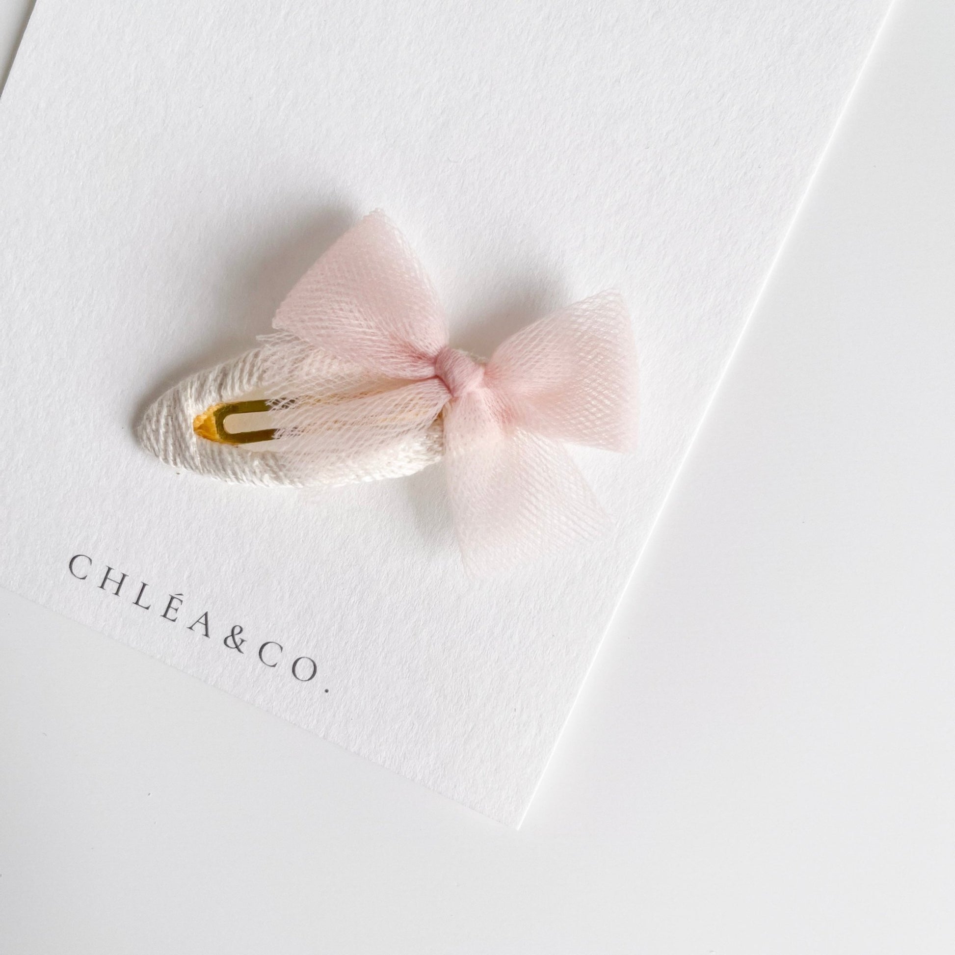 Ballerina Tulle Bow Clip - Chléa & Co.