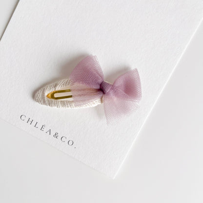 Ballerina Tulle Bow Clip - Chléa & Co.