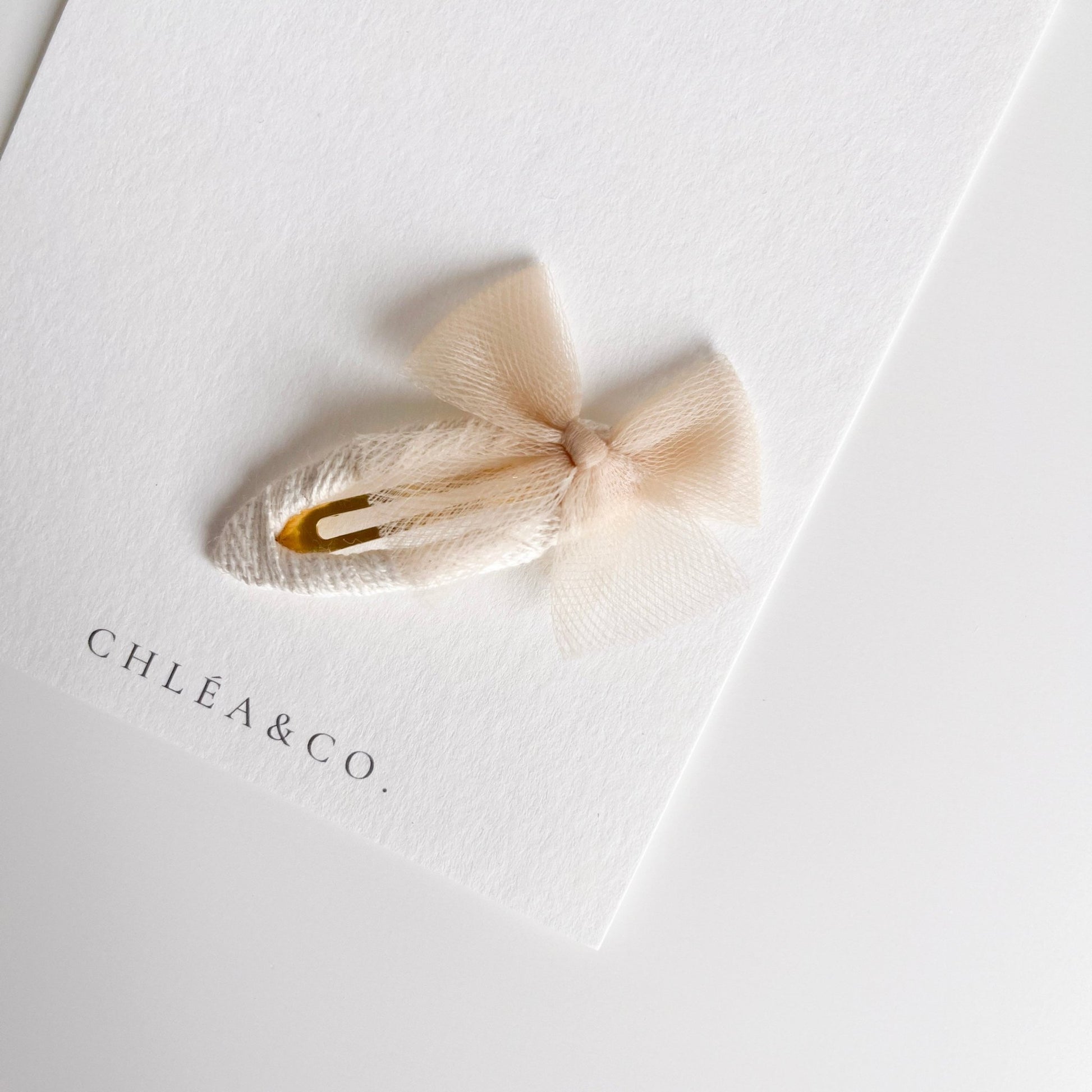Ballerina Tulle Bow Clip - Chléa & Co.
