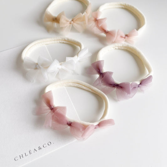 Ballerina Tulle Bow Headband - Chléa & Co.