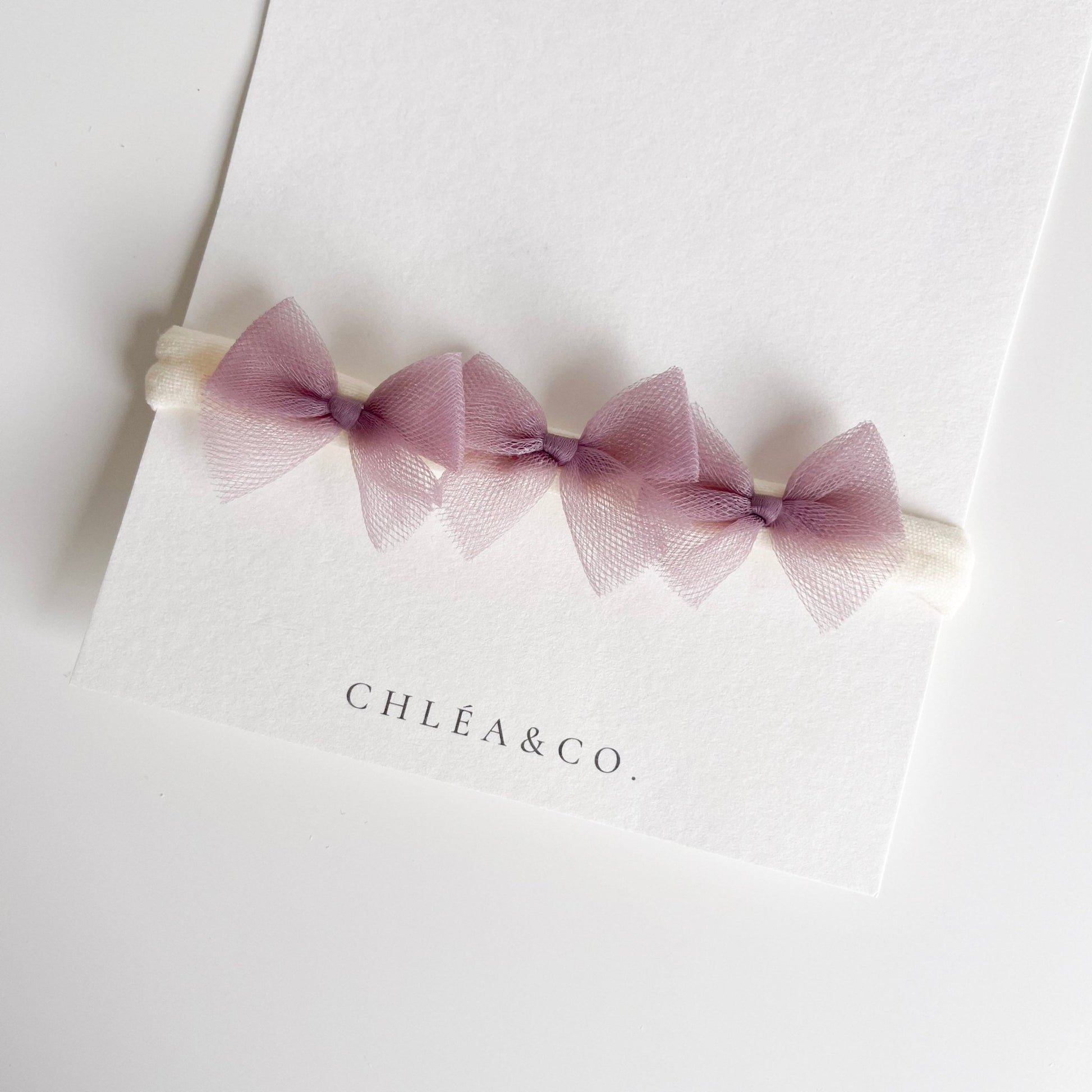 Ballerina Tulle Bow Headband - Chléa & Co.