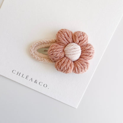 Big Daisy Crochet Clip - Chléa & Co.