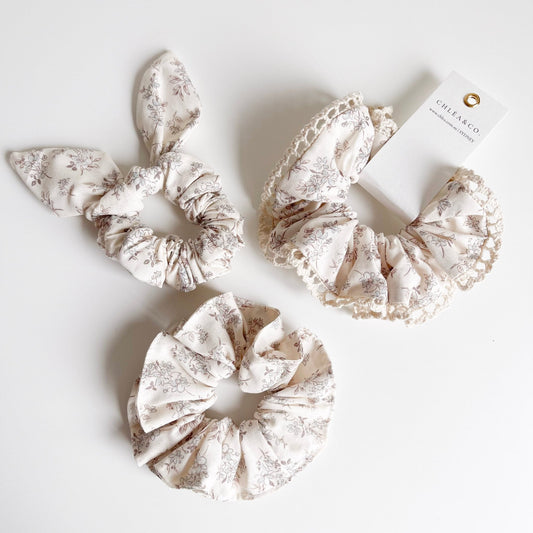 Blueberry Field Scrunchies - Chléa & Co.