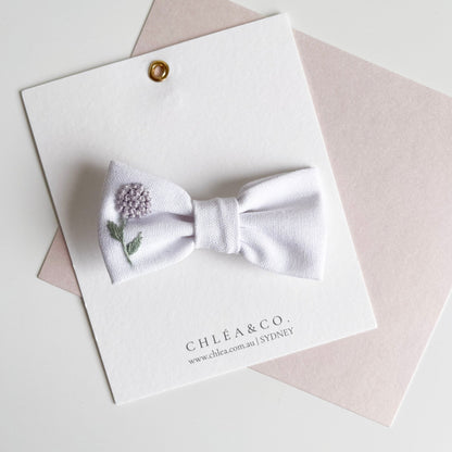 Cecily | Vintage Embroidered Bow - Chléa & Co.