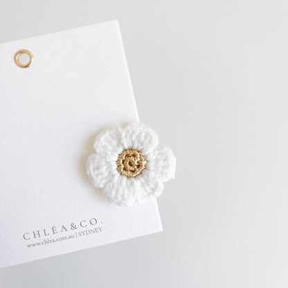 Cherry Blossom Crochet Clip - Chléa & Co.