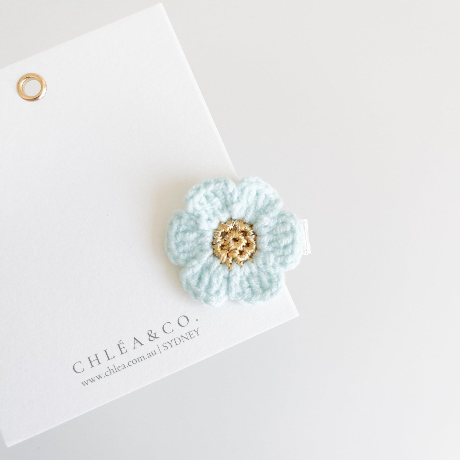 Cherry Blossom Crochet Clip - Chléa & Co.