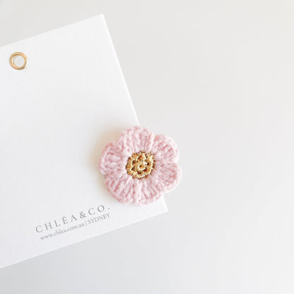 Cherry Blossom Crochet Clip - Chléa & Co.