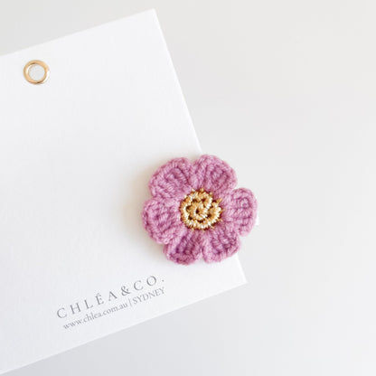 Cherry Blossom Crochet Clip - Chléa & Co.