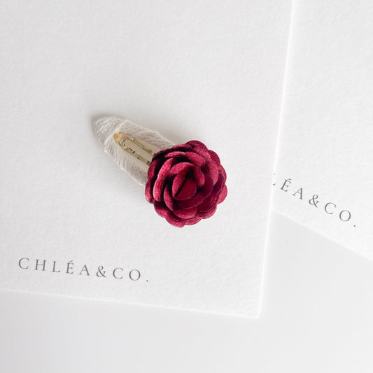 Cherry Rose Clip - Chléa & Co.