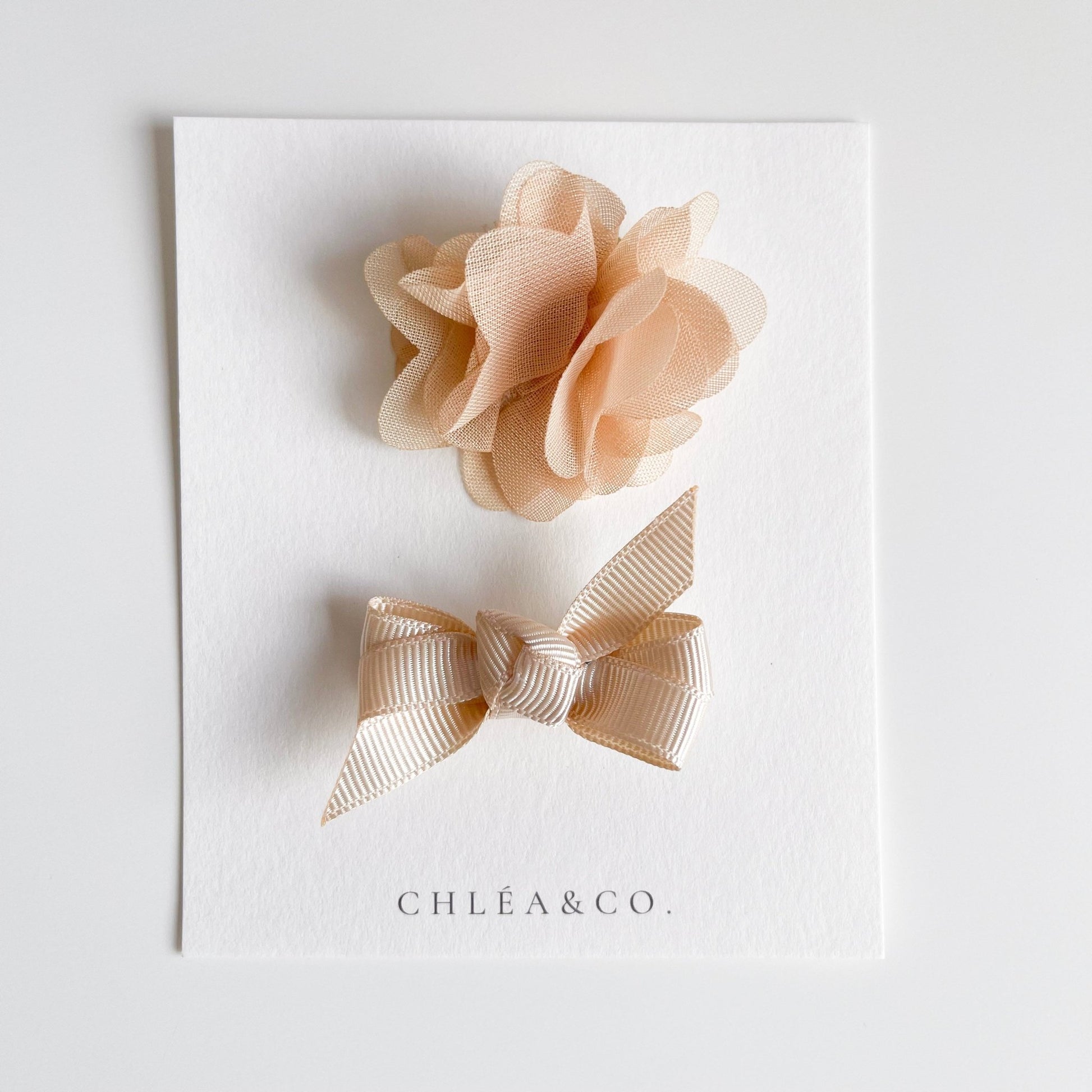 Chiffon Rose Clip - Chléa & Co.