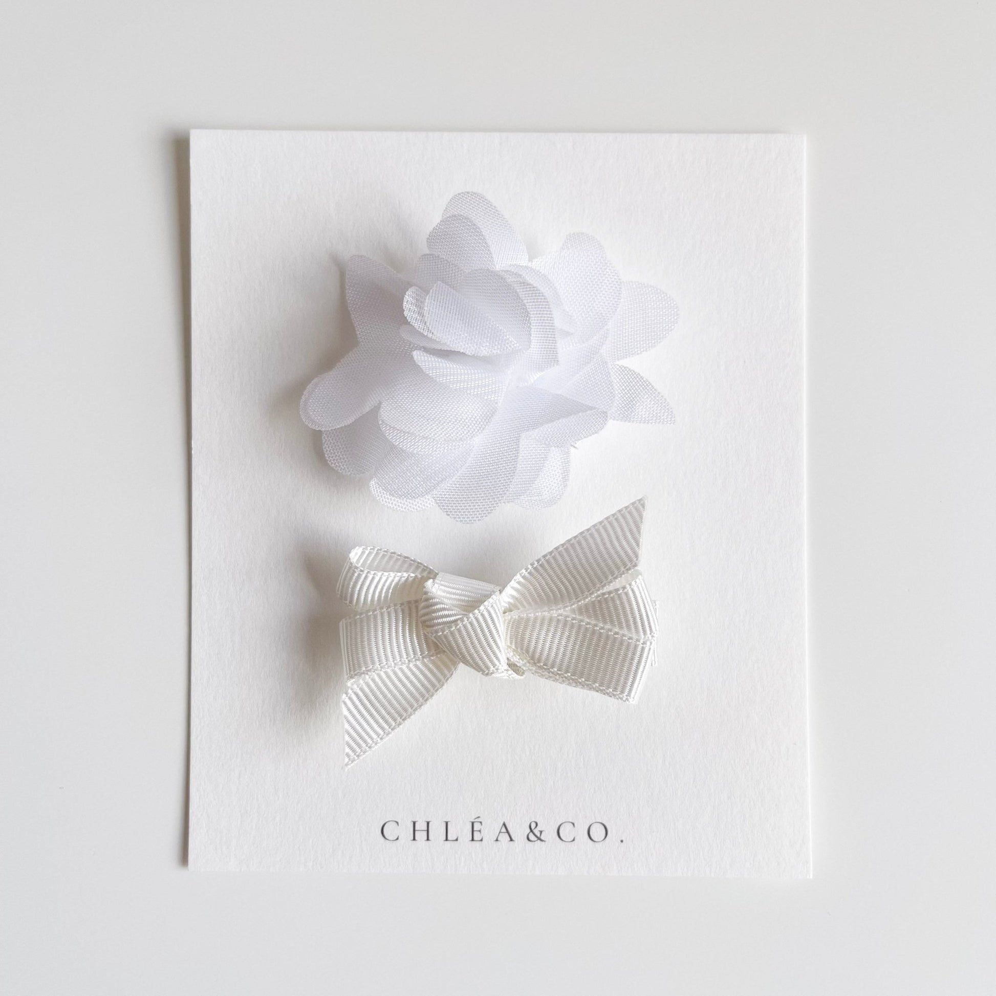 Chiffon Rose Clip - Chléa & Co.