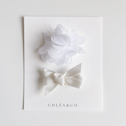 Chiffon Rose Clip - Chléa & Co.