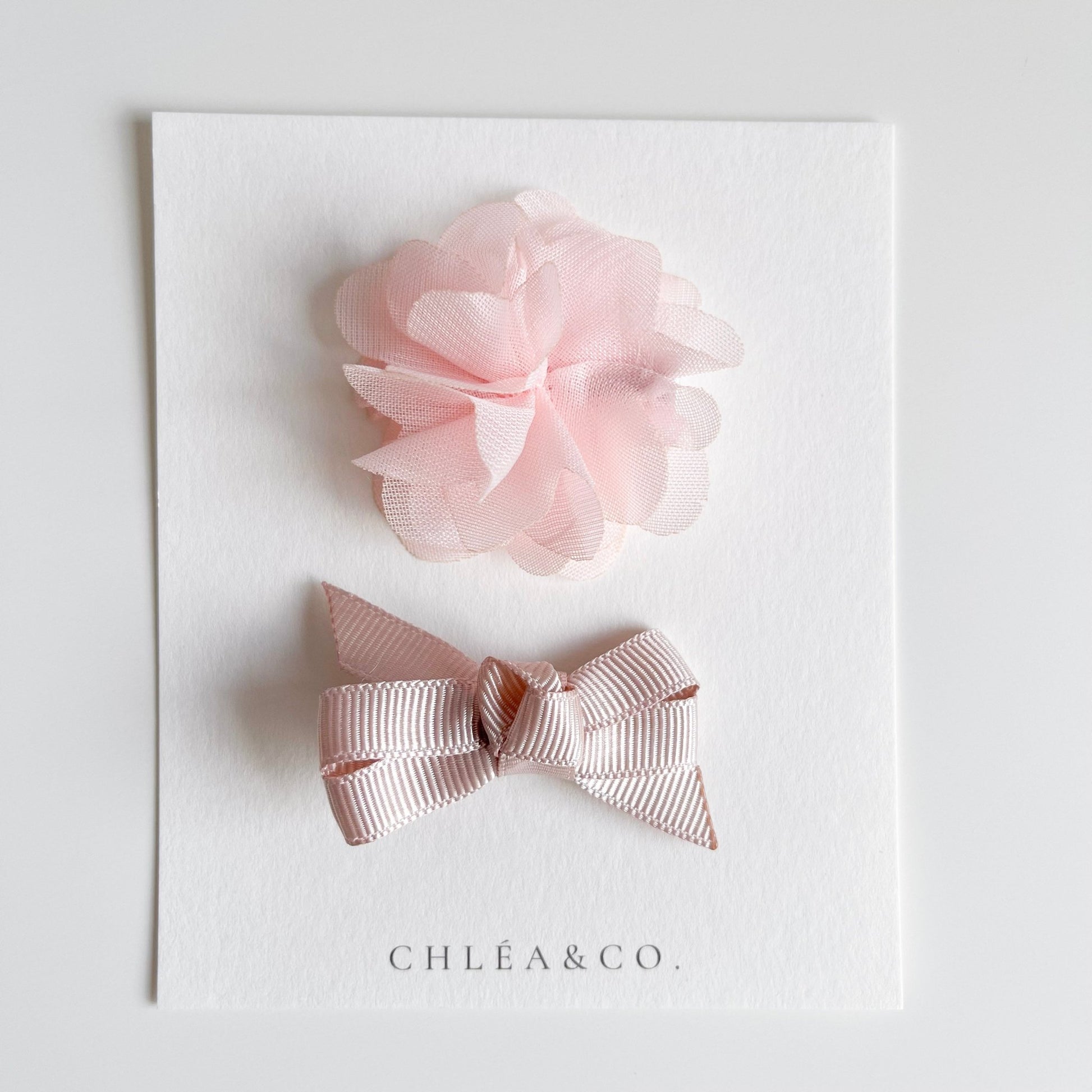 Chiffon Rose Clip - Chléa & Co.