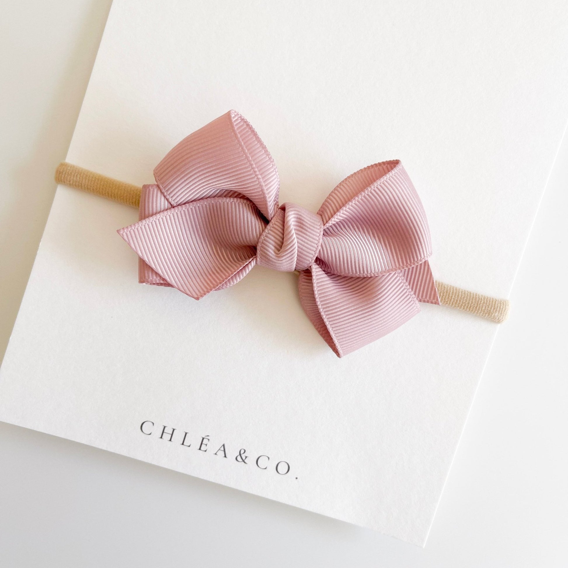 Classic Ribbon Bow Headband - Chléa & Co.