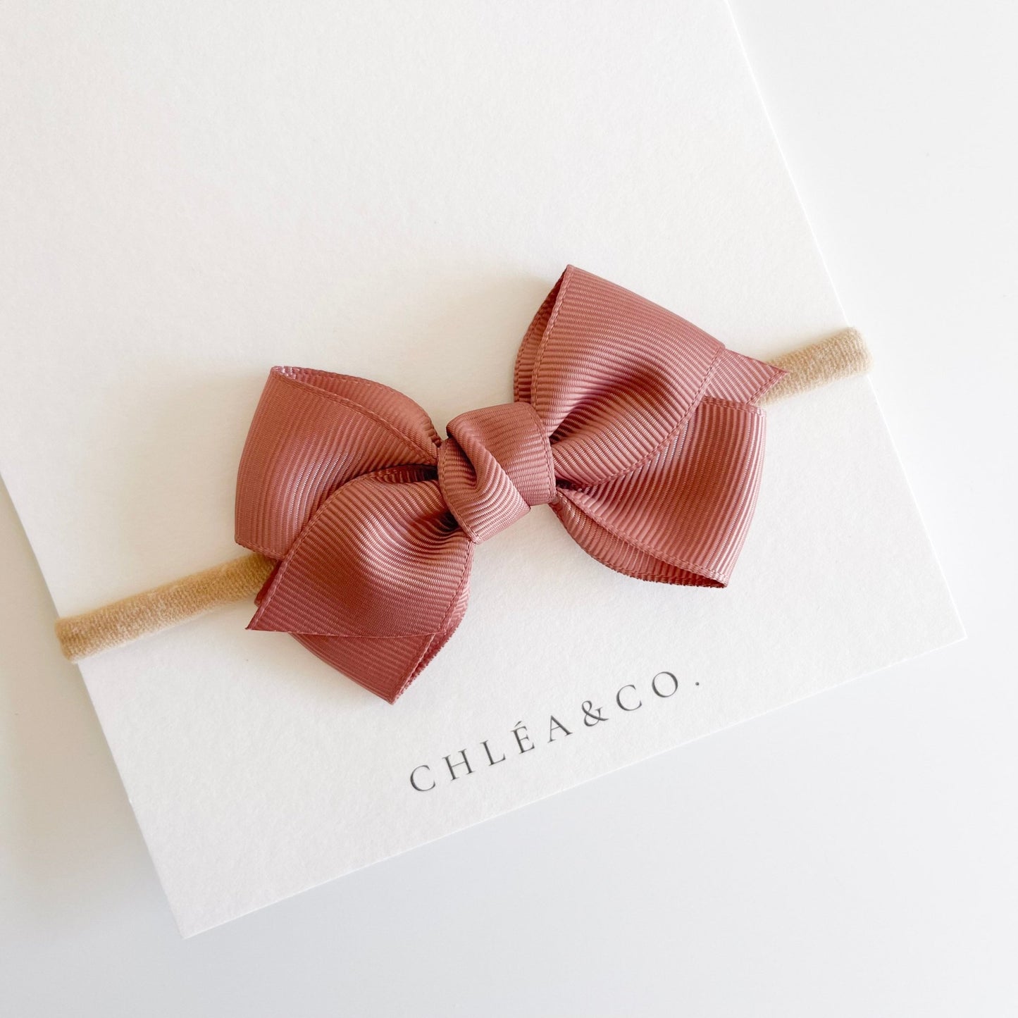 Classic Ribbon Bow Headband - Chléa & Co.