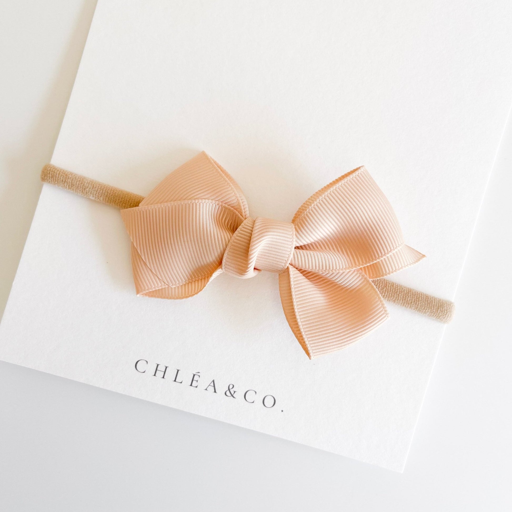 Classic Ribbon Bow Headband - Chléa & Co.