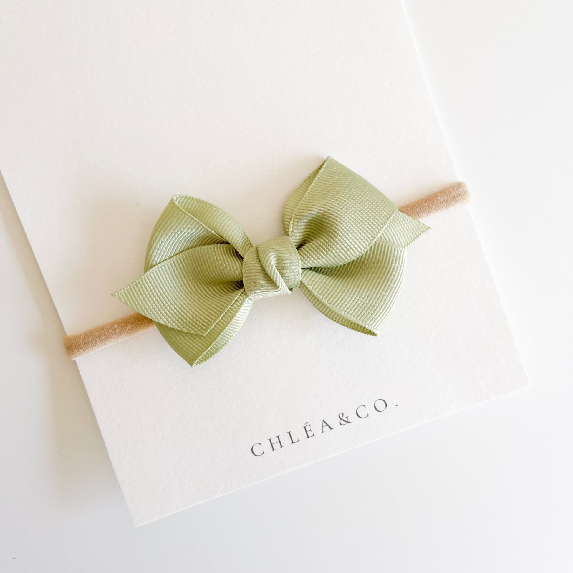 Classic Ribbon Bow Headband - Chléa & Co.