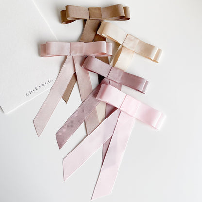 Classic Ribbon Long Tail Bow - Chléa & Co.