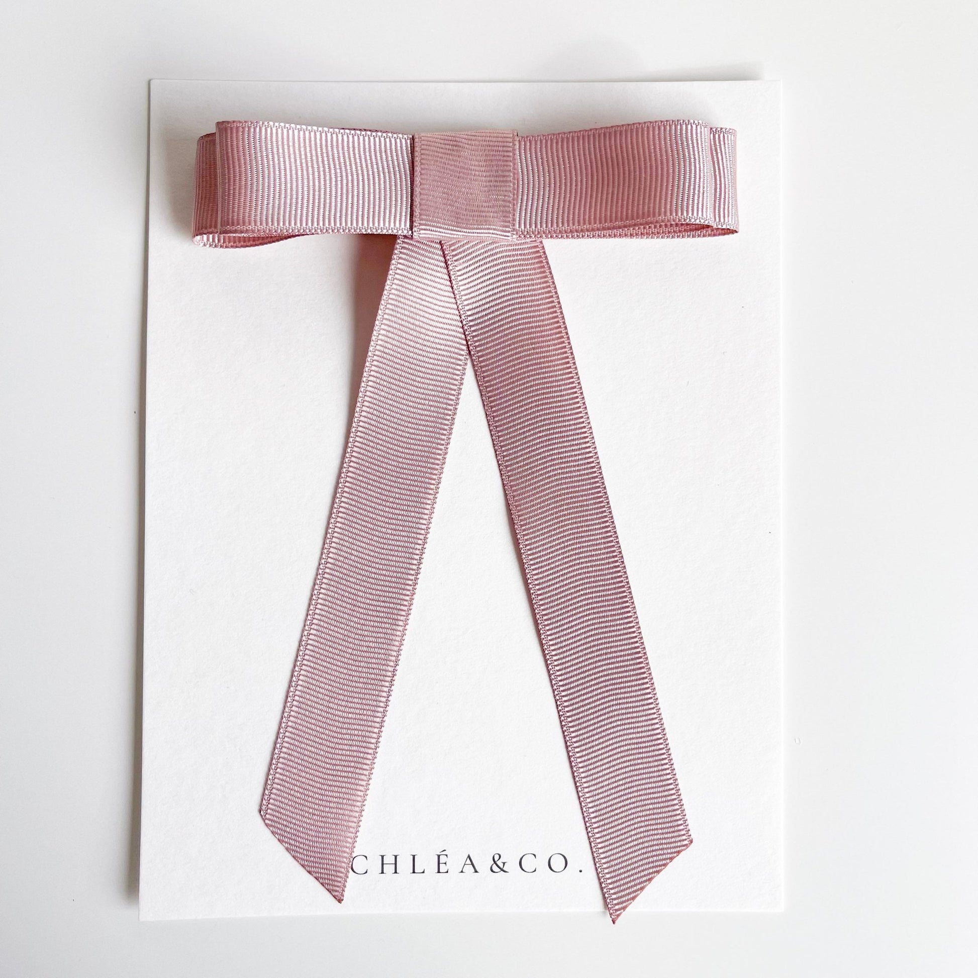 Classic Ribbon Long Tail Bow - Chléa & Co.