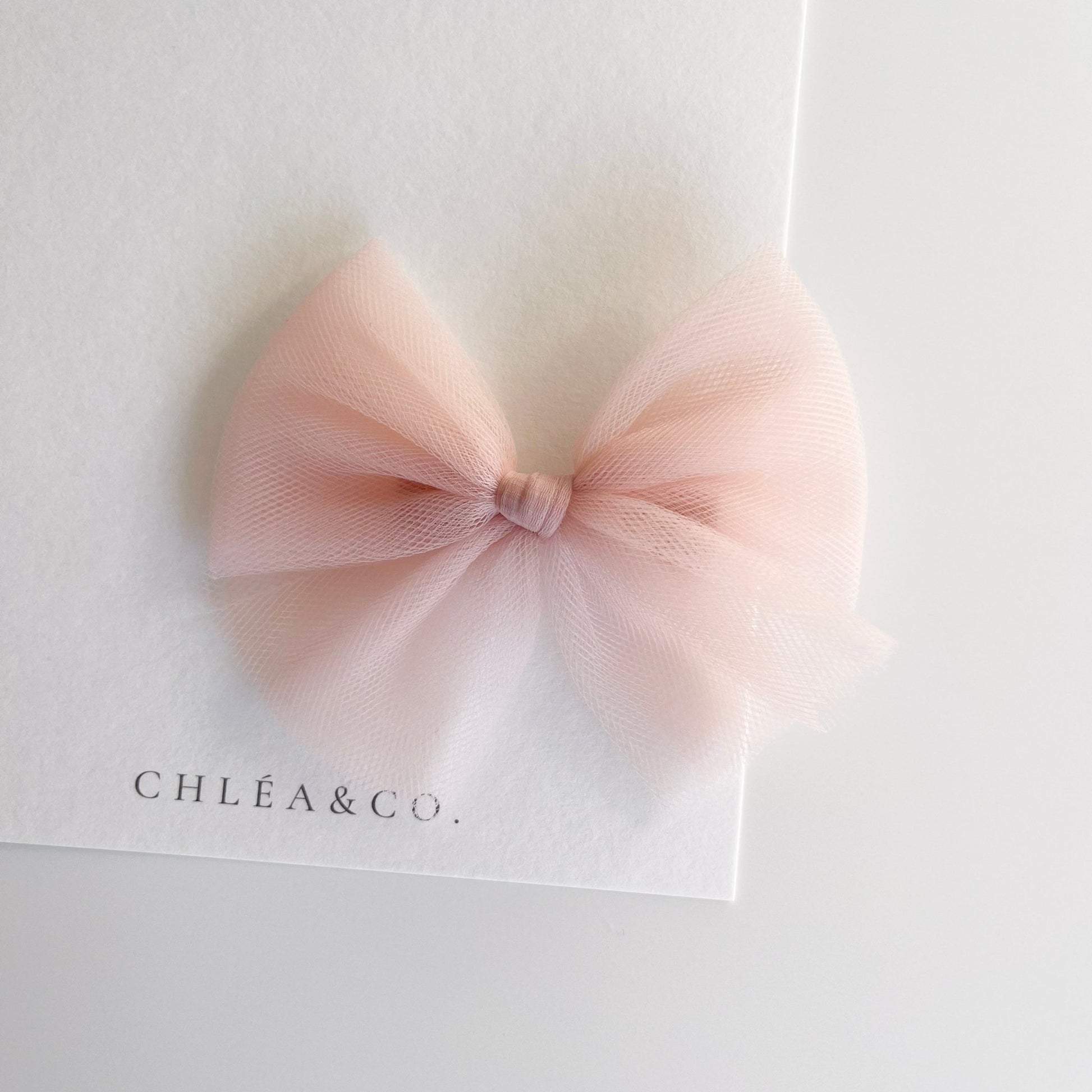 Classic Tulle Bow Clip - Chléa & Co.