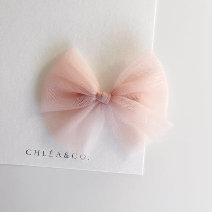Classic Tulle Bow Clip - Chléa & Co.