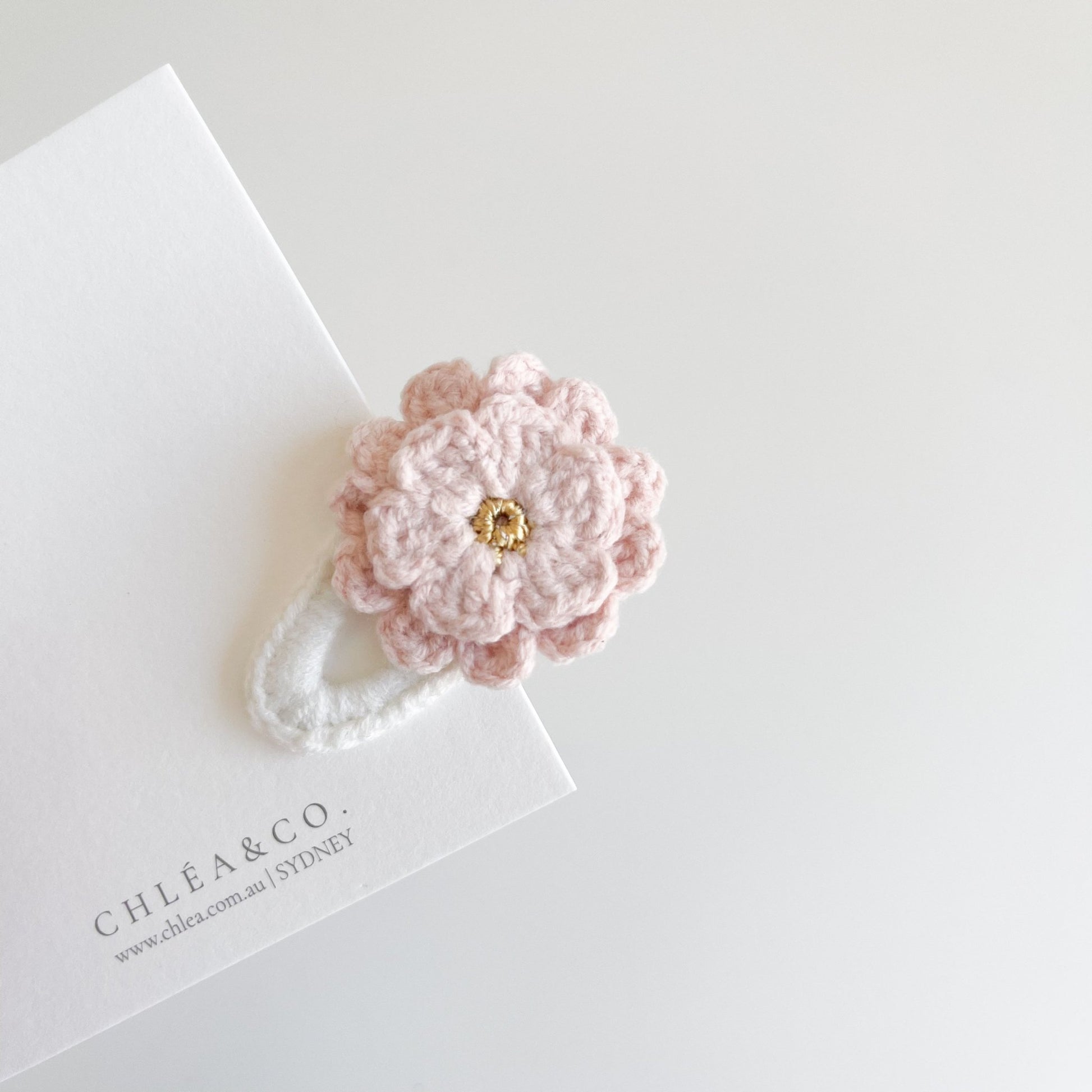 Dahlia Crochet Hair Clip - Chléa & Co.