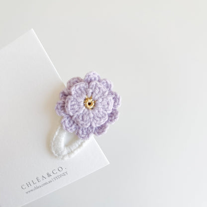 Dahlia Crochet Hair Clip - Chléa & Co.