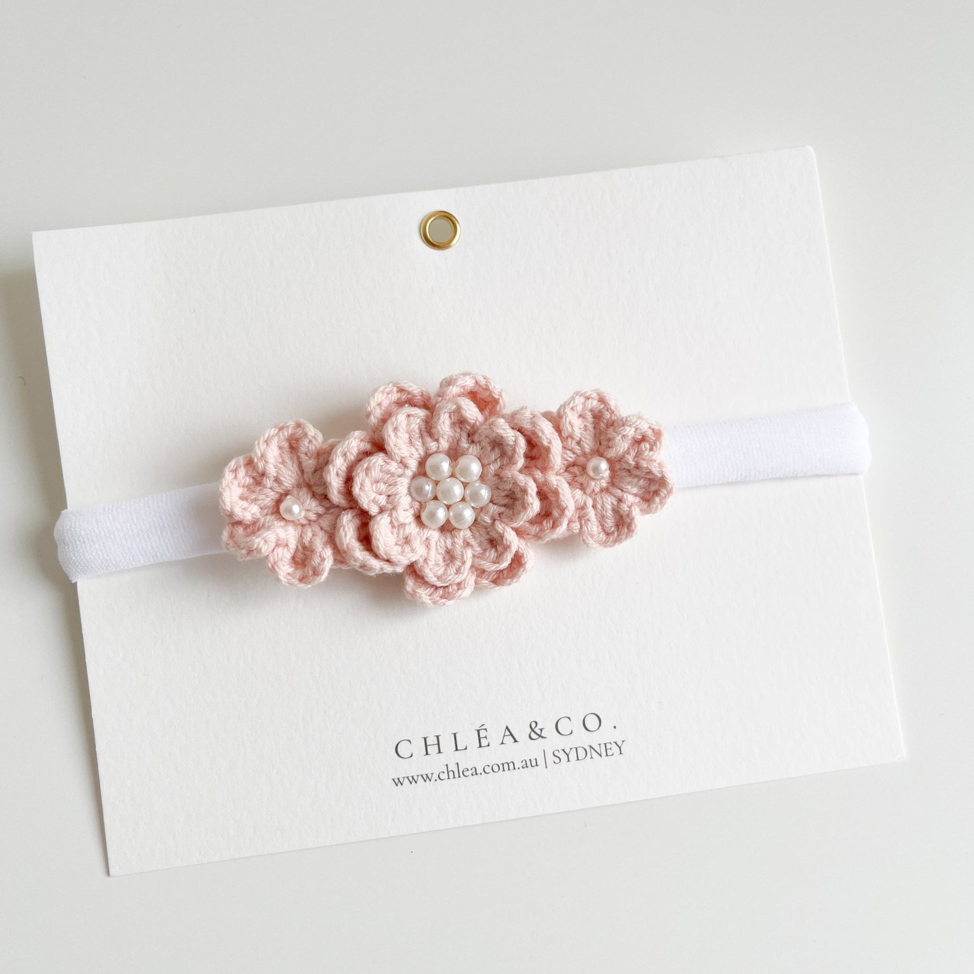 Dahlia Crochet Headband - Chléa & Co.
