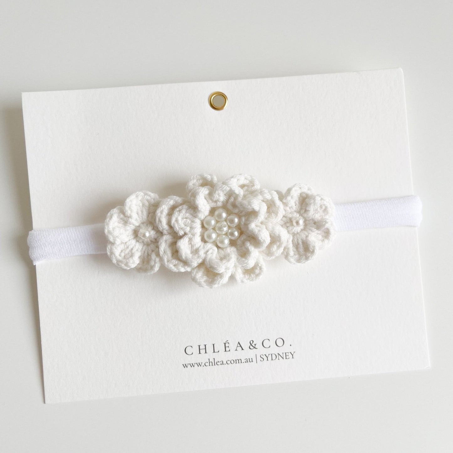 Dahlia Crochet Headband - Chléa & Co.