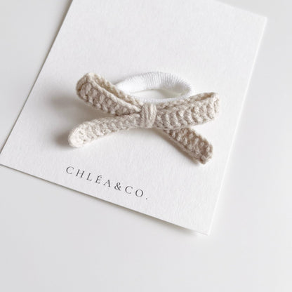 Dainty Bow Crochet Bobble - Chléa & Co.