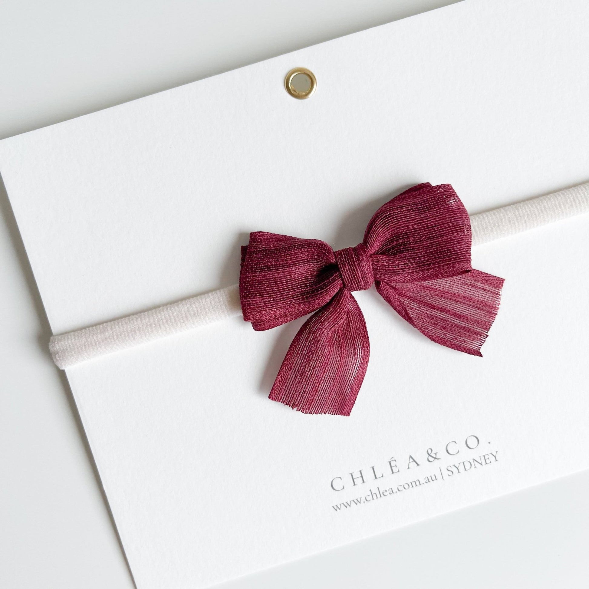 Delia Bow Headband - Chléa & Co.