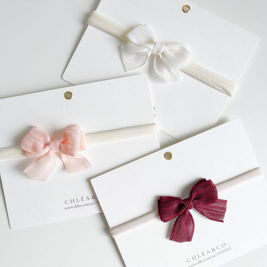 Delia Bow Headband - Chléa & Co.