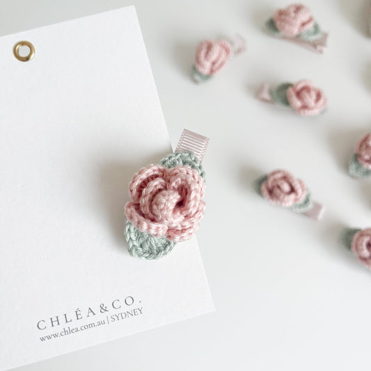 Eleni Rose Crochet Clip - Chléa & Co.
