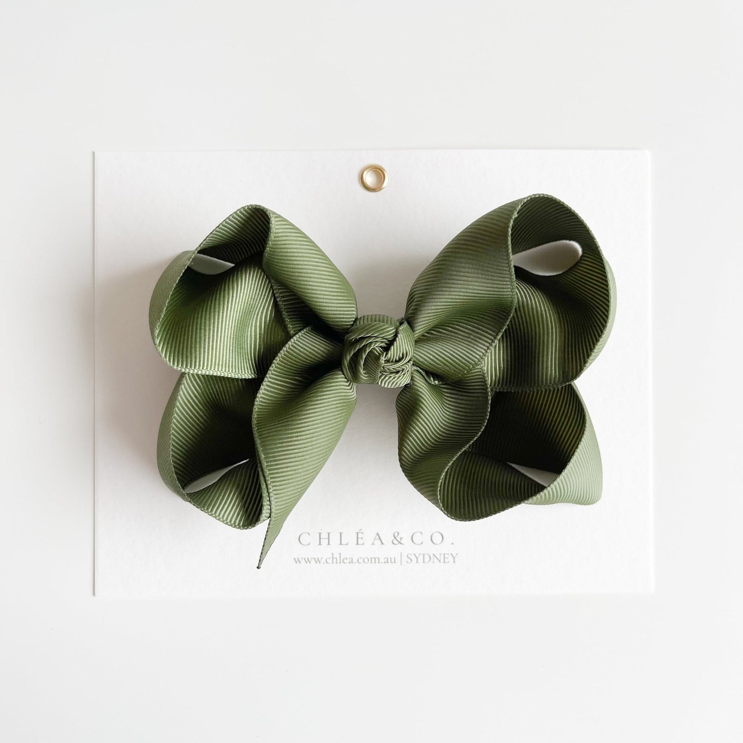 Emilia Ribbon Bow Clip - Chléa & Co.