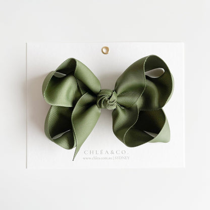 Emilia Ribbon Bow Clip - Chléa & Co.