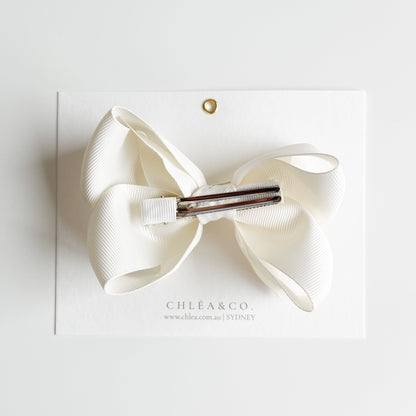 Emilia Ribbon Bow Clip - Chléa & Co.