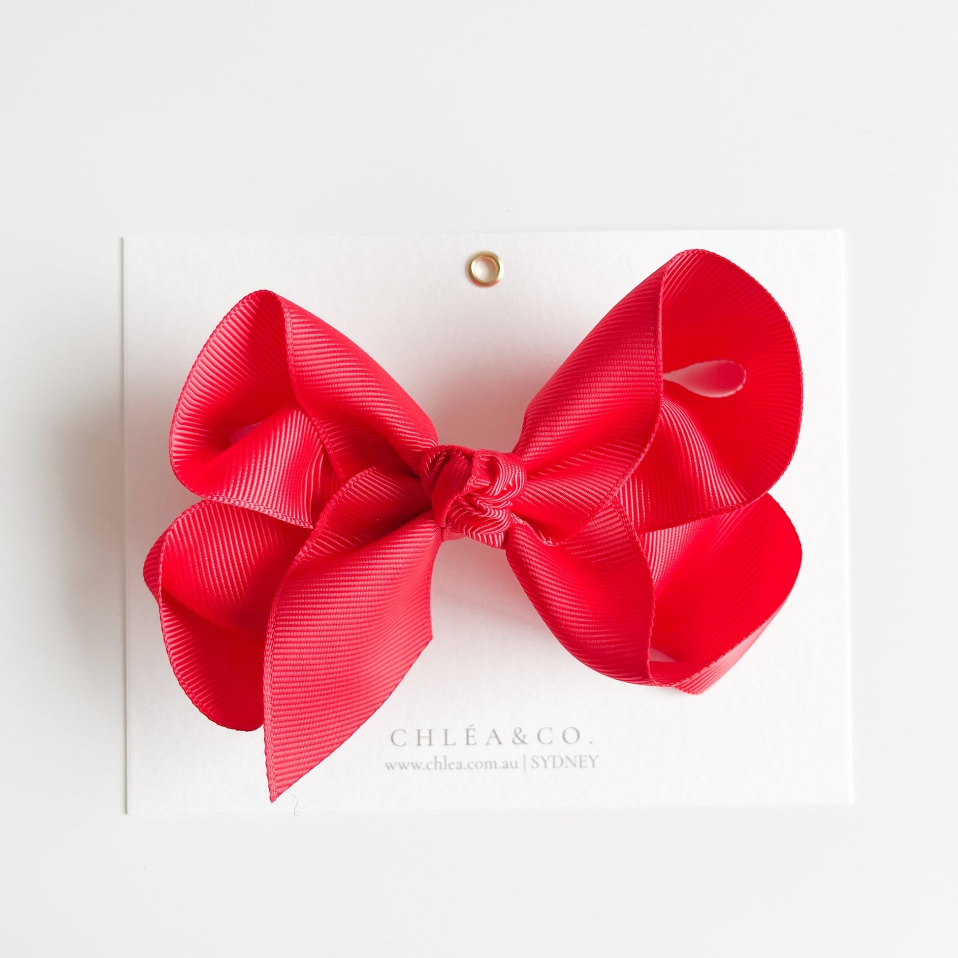 Emilia Ribbon Bow Clip - Chléa & Co.