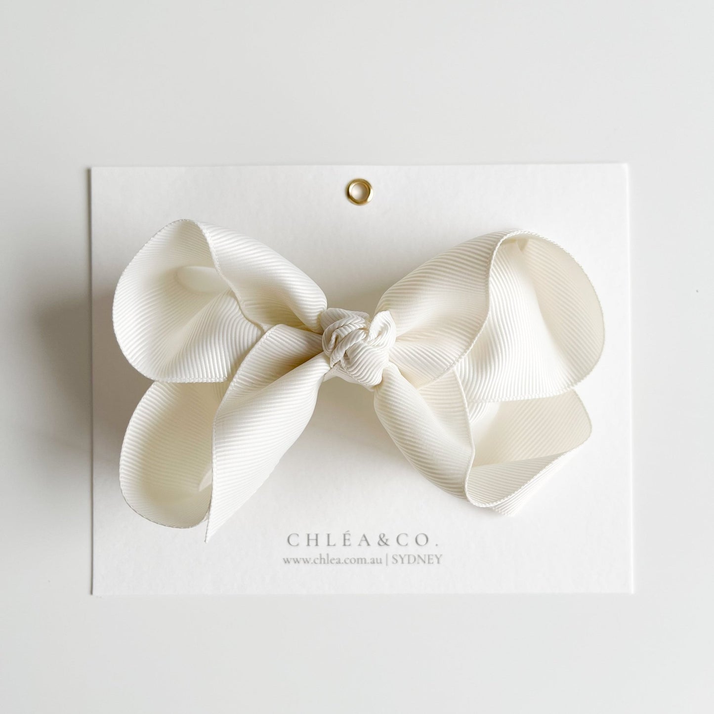 Emilia Ribbon Bow Clip - Chléa & Co.