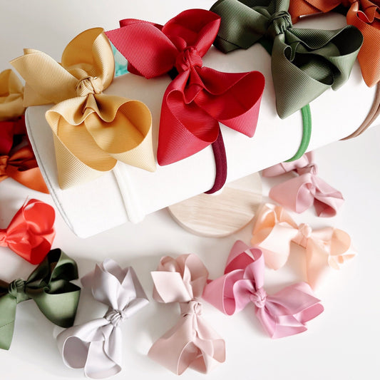 Emilia Ribbon Bow Headband - Chléa & Co.
