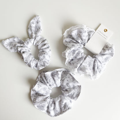 Eve Floral Scrunchie - Chléa & Co.