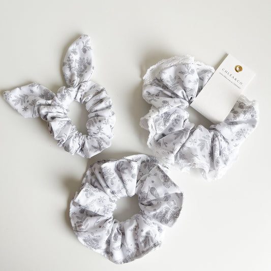 Eve Floral Scrunchie - Chléa & Co.